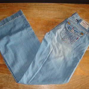 MEK Denim USA Jeans Size 26/30 Flare leg